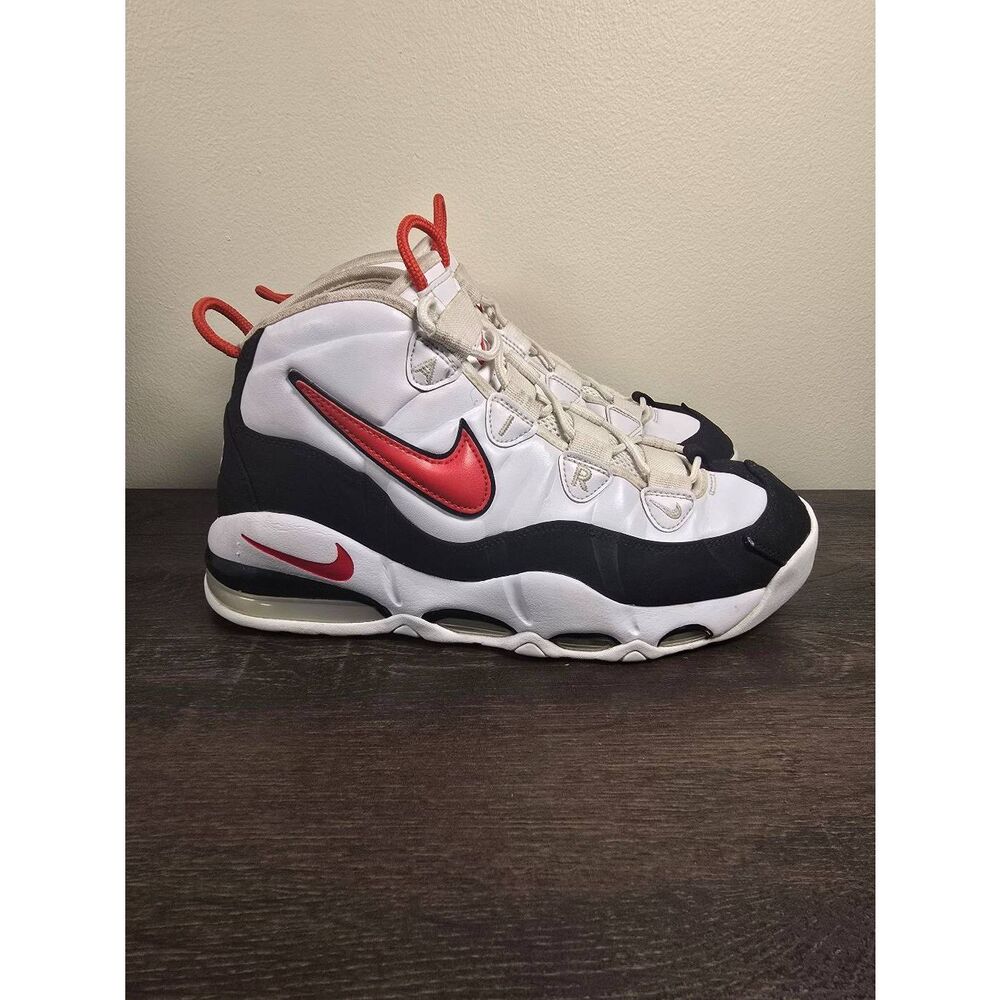 Nike Air Max Uptempo '95 Shoes Black White Red Men's | Size 11.5